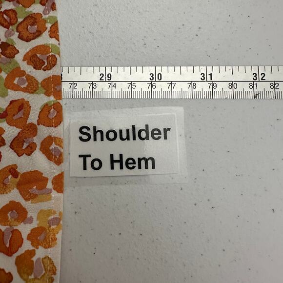 Chicos Womens No Iron Button Up Top Size 3 S XL Colorful Animal Print Cheetah - Picture 7 of 8